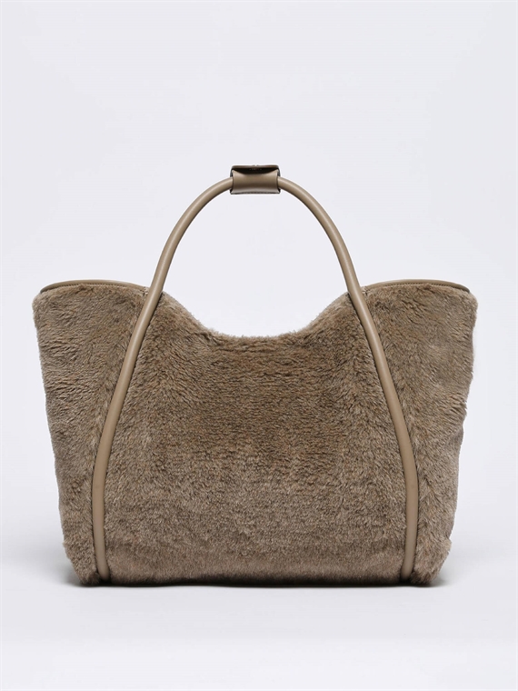 Max Mara TMARIN4 Teddy Taske, Warm Grey 